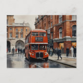 ロンドンの水彩画 ポストカード (正面)