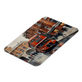 ロンドンの水彩画 マグネット (左側)