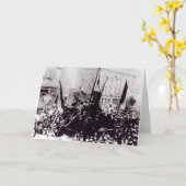 ロンドンの港湾スト、1889 2 カード (黄色い花)