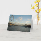 ロンドンの目および議会 カード (黄色い花)