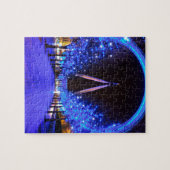 ロンドンの目のクリスマス ジグソーパズル (横)