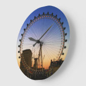 ロンドンの目の円の柱時計 ラージ壁時計 (傾斜)