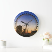 ロンドンの目の円の柱時計 ラージ壁時計 (ホーム)