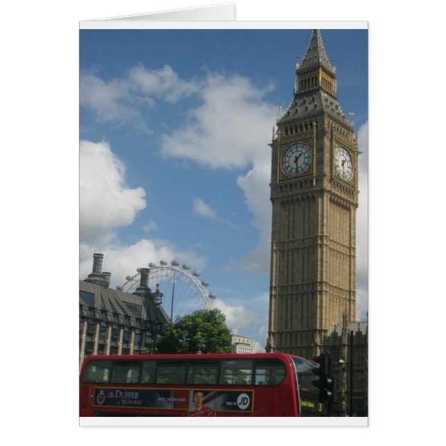 ロンドンの目及びビッグベン (正面)