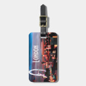 ロンドンの目夜 ラゲッジタグ (正面縦)