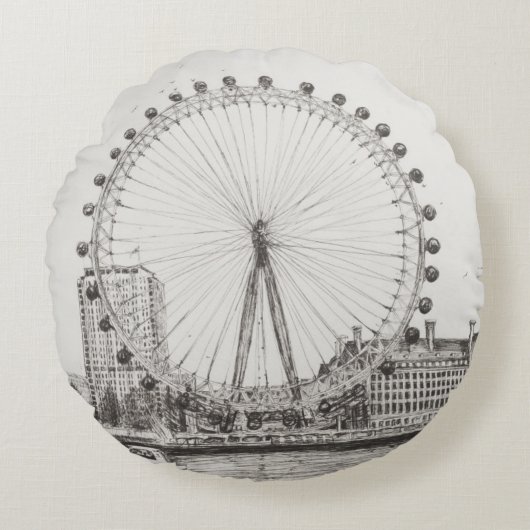 ロンドンの目30/10/2006 ラウンドクッション (正面)