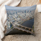 ロンドンの空中写真 クッション (ブランケット)
