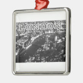 ロンドンの空中眺め メタルオーナメント (左)