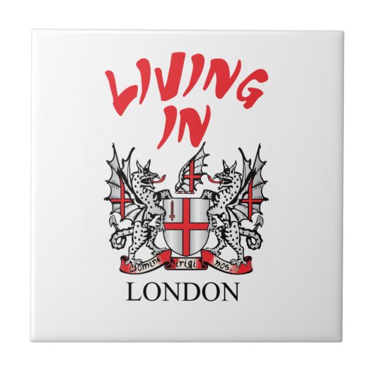 ロンドンの紋章 タイル (正面)