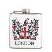 ロンドンの紋章 フラスク (正面)