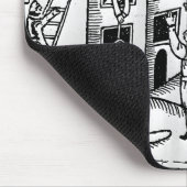 ロンドンの素晴らしい火の間の消火 マウスパッド (コーナー)