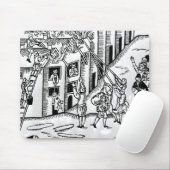 ロンドンの素晴らしい火の間の消火 マウスパッド (マウス)