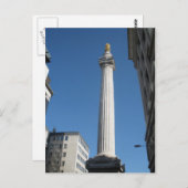 ロンドンの素晴らしい火への記念碑 ポストカード (正面/裏面)