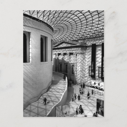 ロンドンの英国博物館 ポストカード (正面)