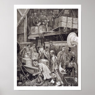 ロンドンの茶船でバルクを壊す ポスター