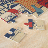 ロンドンの落書き場面 ジグソーパズル (側面)