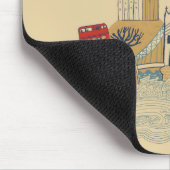 ロンドンの落書き場面 マウスパッド (コーナー)