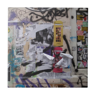 ロンドンの落書き タイル