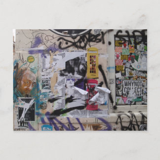 ロンドンの落書き ポストカード