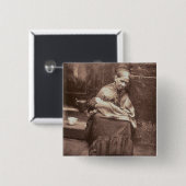 「ロンドンの街の生活」からのクローラー、1877-7年 缶バッジ (正面&裏面)