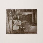「ロンドンの街の生活」からの古い家具、1877- ジグソーパズル (横)