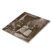 「ロンドンの街の生活」からの古い家具、1877- タイル (側面)