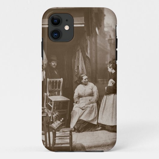 「ロンドンの街の生活」からの古い家具、1877- Case-Mate iPhoneケース (裏面)