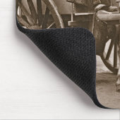 「ロンドンの街の生活」からの水カート、1877年 マウスパッド (コーナー)