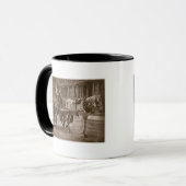 「ロンドンの街の生活」からの水カート、1877年 マグカップ (正面左)