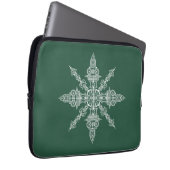 ロンドンの街の隠された言葉とイメージ ラップトップスリーブ (正面右)