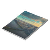 ロンドンの街並みと夕日 ノートパッド (回転)