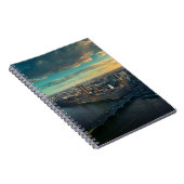 ロンドンの街並みと夕日 ノートブック (右側)