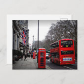 ロンドンの街並み ポストカード (正面/裏面)
