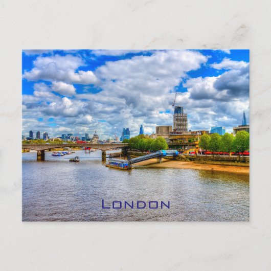 ロンドンの街並み ポストカード (正面)