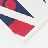 ロンドンの装飾が付いているヴィンテージの英国国旗の旗 フリースブランケット (角)