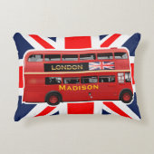 ロンドンの赤バス アクセントクッション (正面)