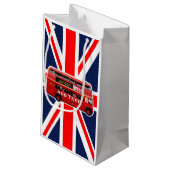 ロンドンの赤バス スモールペーパーバッグ (裏面アングル)