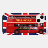 ロンドンの赤バス iPhoneケース (裏面横)