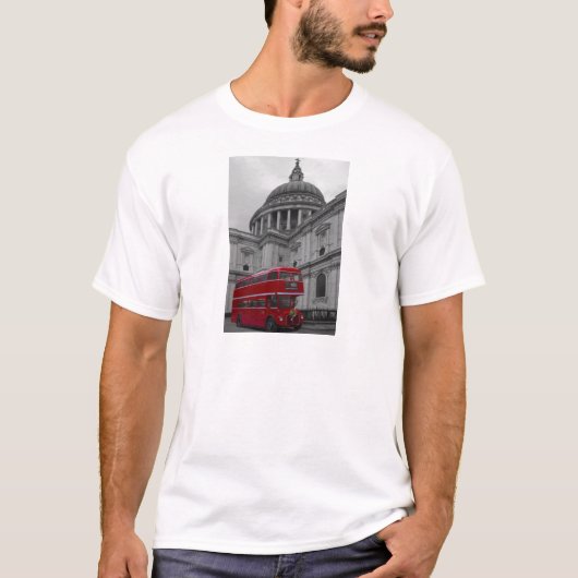 ロンドンの赤バス Tシャツ (正面)