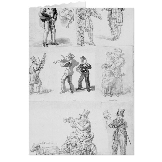 ロンドンの通りのミュージシャン (正面)