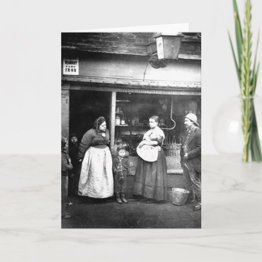 ロンドンの通りシビクトリアンーン カード (正面)