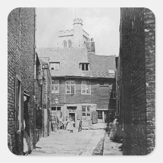 ロンドンの通りシビクトリアンーン スクエアシール (正面)