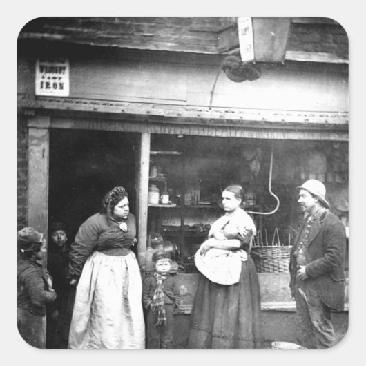 ロンドンの通りシビクトリアンーン スクエアシール (正面)