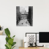 ロンドンの通りシビクトリアンーン ポスター (ホームオフィス)