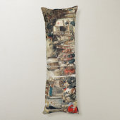 ロンドンの通り1869年 ボディピロー (裏面 (縦))