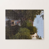 ロンドンの運河をナローボートでクルージング ジグソーパズル (横)