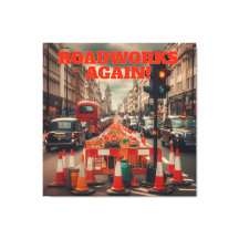 ロンドンの道路工事