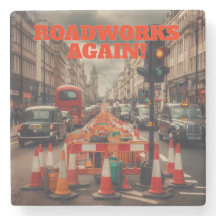ロンドンの道路工事