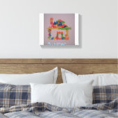 ロンドンの部屋 キャンバスプリント (インサイチュ (寝室))