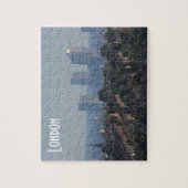 ロンドンの都市景観-カナリア色の波止場の写真 ジグソーパズル (縦)